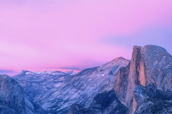 Half Dome, Parque Nacional de Yosemite Fotos De Bancos De Imagens Sem Royalties