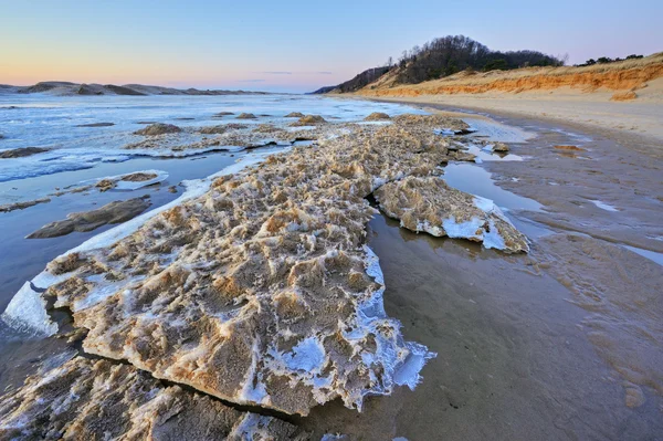 Invierno, Dunas de Saugatuck — Foto de Stock