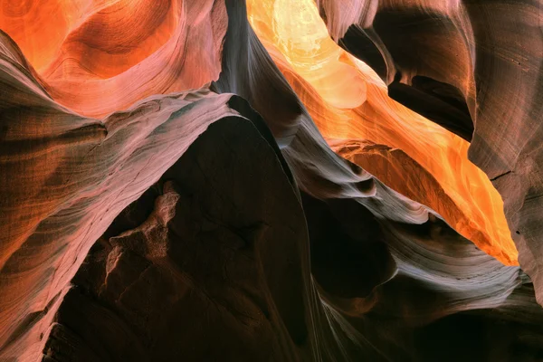 Vatten hål slot canyon — Stockfoto