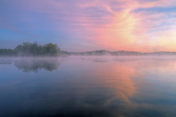 Morgendämmerung, Whitford Lake — Stockfoto