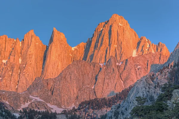 Mount whitney bij zonsopgang — Stockfoto