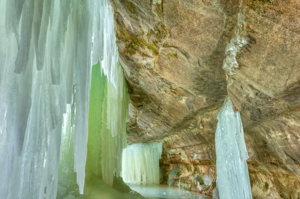 Eben Ice Cave — Stock Photo, Image