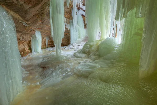 Eben Ice Cave — Stock Photo, Image