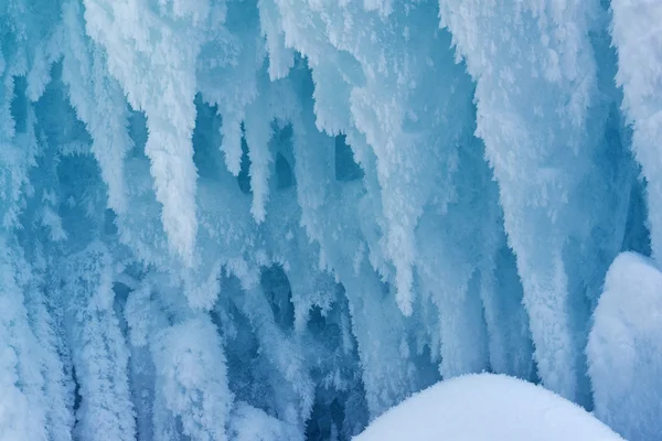 Glaces bleues givrées — Photo