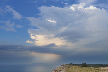 uyku, michigan Gölü güneş ışınları ayı tepeleri