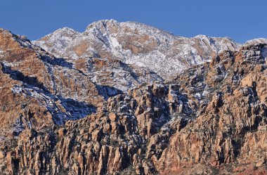 kış, red rock canyon