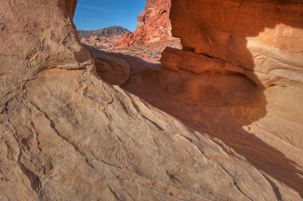 Vallée d'arch, rocher du parc d'état de feu — Photo