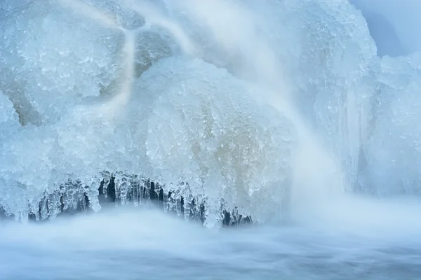 Winter, Kaninchenfluss-Kaskade — Stockfoto