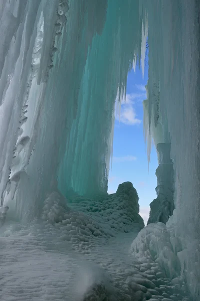 Grotte de glace de Grand Island — Photo