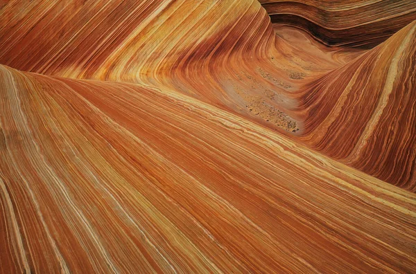 Abstrakte Landschaft Aus Gewundenen Sandsteinen Coyote Buttes Paria Canyon Vermillion — Stockfoto