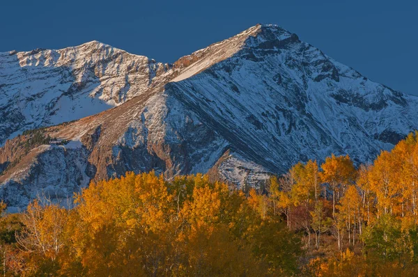 Aspens Dallas Dive San Juan Mountains コロラド州 アメリカ — ストック写真