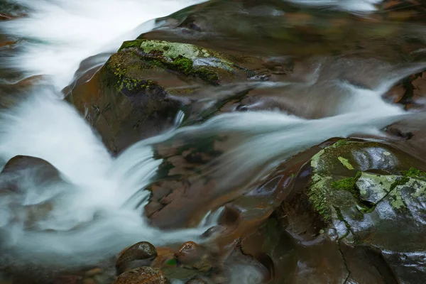 Tavaszi Táj Big Creek Rögzített Mozgás Maszat Great Smoky Mountains — Stock Fotó