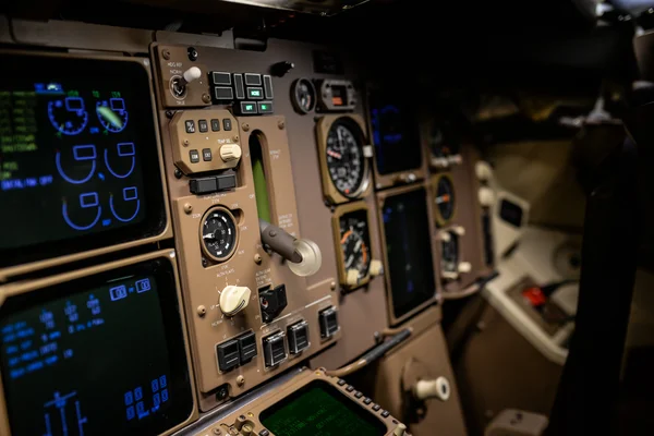 Deck de voo da companhia aérea — Fotografia de Stock