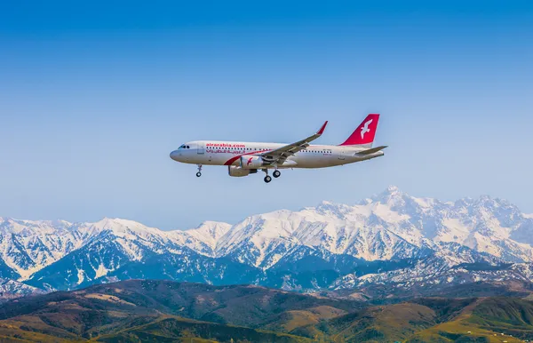 空気アラビア航空会社エアバス a320 — ストック写真