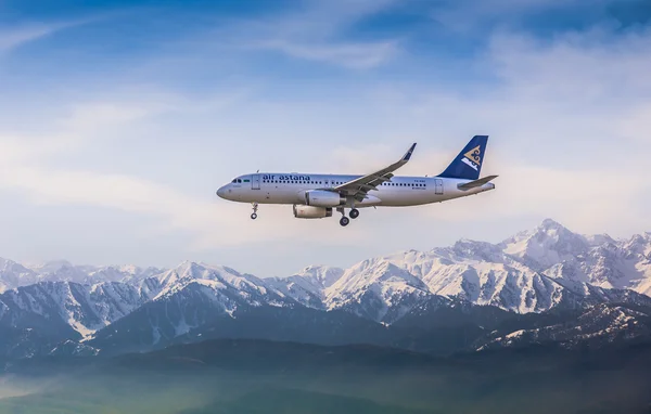 Air Astana Airlines Airbus A320 — Stock Photo, Image