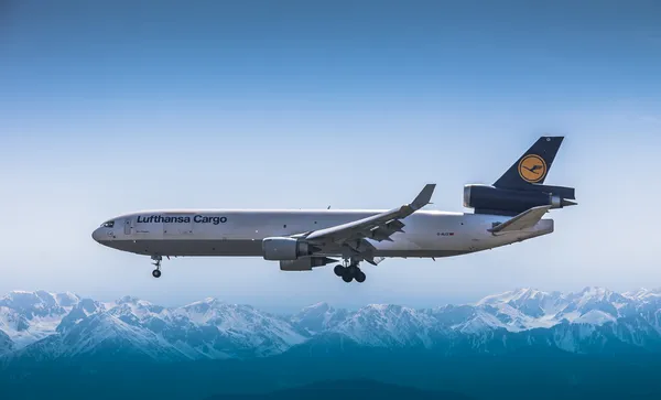 Lufthansa Cargo, McDonnell Douglas MD-11 — Fotografie, imagine de stoc