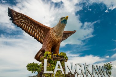 kartal heykeli Adası langkawi Malezya