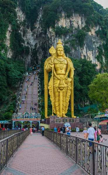 Estatua de oro de Lord Murugan — Foto de Stock