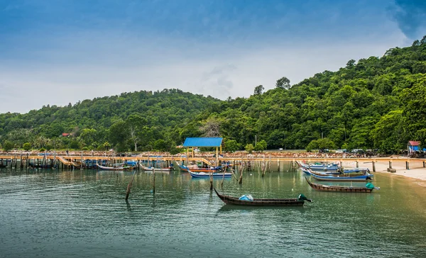 Wartende Boote — Stockfoto