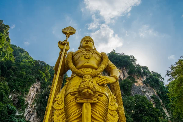 Golden statue of lord muragan — Stock Photo, Image