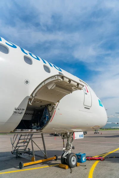 Close Shot Door Aircraft Cargo Hold — Stock Photo, Image