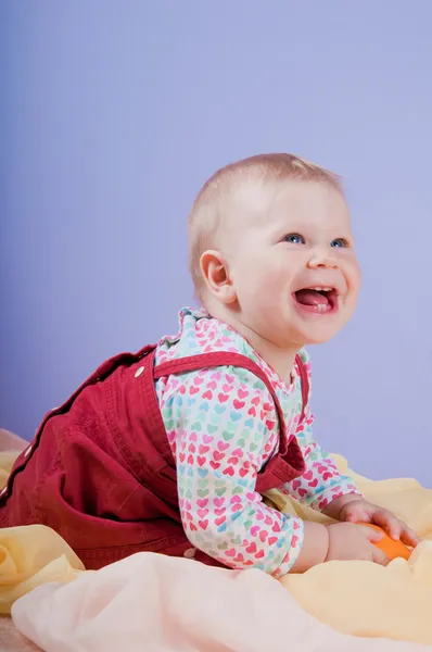 Smiling baby — Stock Photo, Image