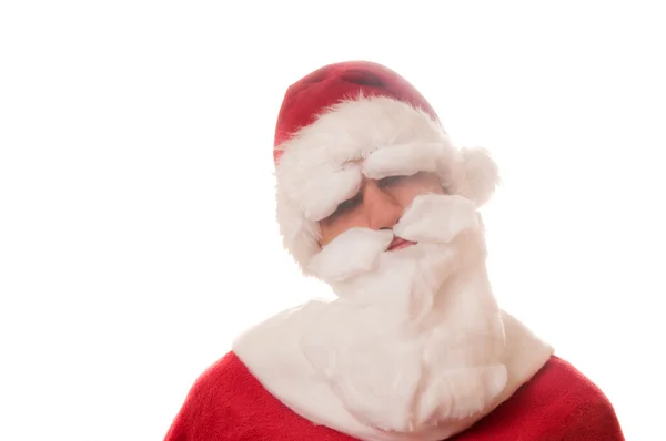 Смешной Санта-Клаус — стоковое фото