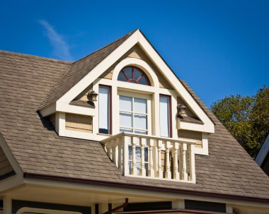 Dormer Balcony - Victorian Style clipart