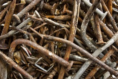 paslı çivi, Zımba, vidalar