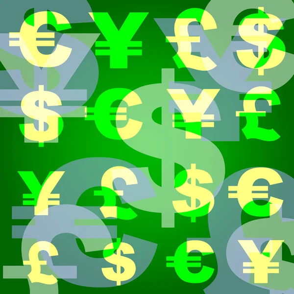Background business monetary symbols — Stock Vector