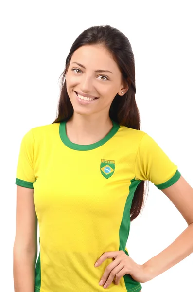 Красивая бразильская девушка . — стоковое фото