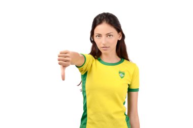 başparmak aşağı Brezilya.