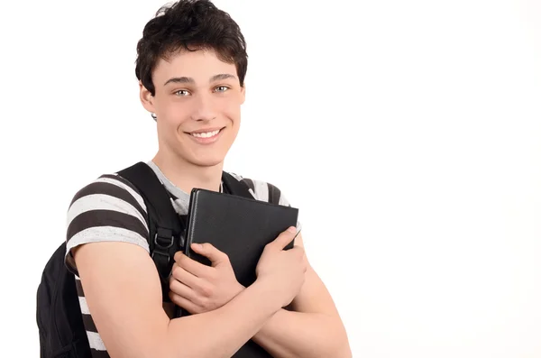 Estudante feliz de volta à escola . — Fotografia de Stock