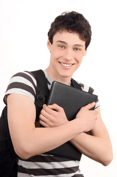 Glücklicher Schüler zurück in die Schule. — Stockfoto