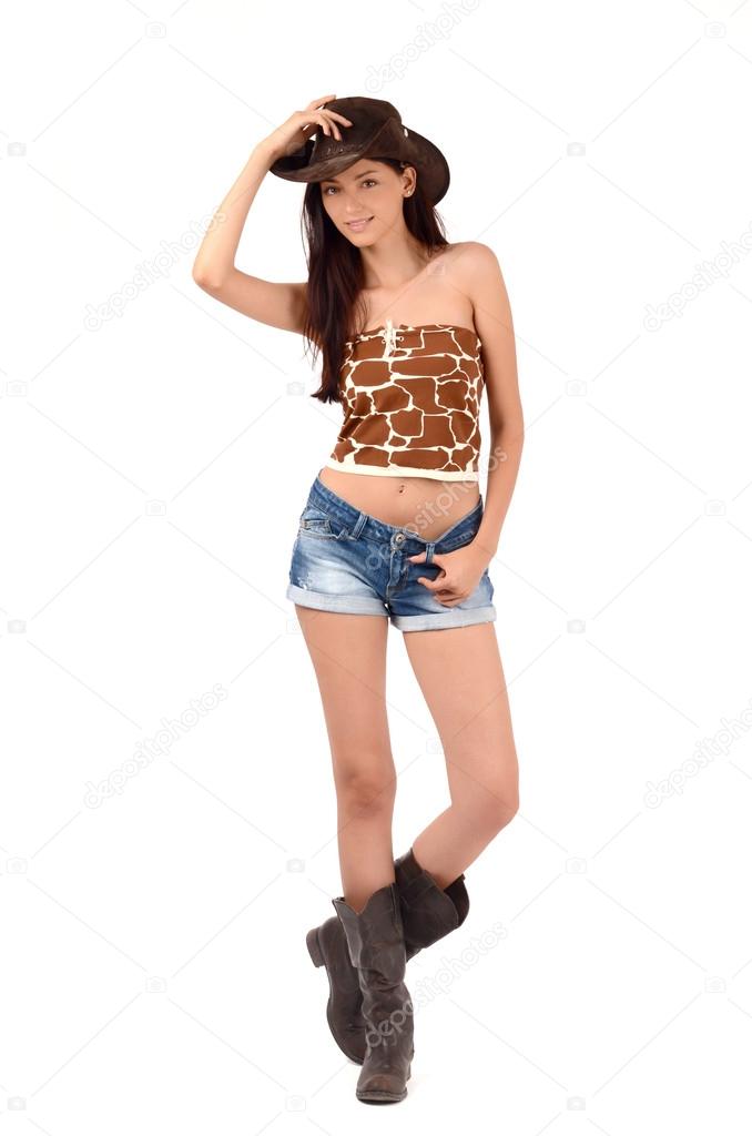 shorts with cowgirl boots