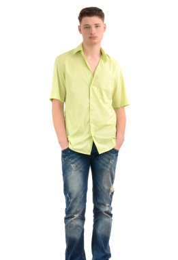 rahat adamın elleri cebinde duran.