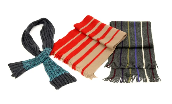 Мужские зимние шарфы . — стоковое фото