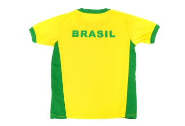Brasil adam futbol t-shirt.
