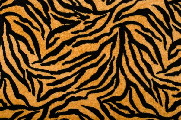 Brown and black tiger pattern. Fur animal print as background. — Stock Photo, Image