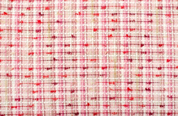 Stampa tartan come sfondo. Rosa tessuto con filo plaid pattern . — Foto Stock