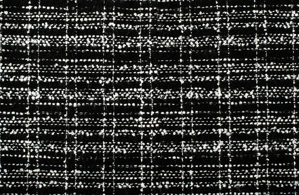 Wełna czarny i biały wzór skośnym. tkaniny projektu jako tło. — Zdjęcie stockowe