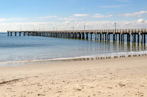 Pat Auletta Steeplechase Pier Coney Island Beach New York City — Stock Photo, Image