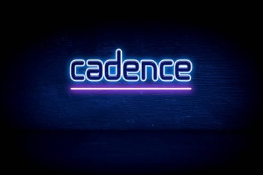 Cadence - Mavi neon duyuru tabelası