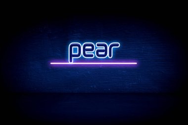 Armut - mavi neon duyuru tabelası