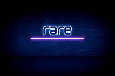 Nadir - mavi neon duyuru tabelası