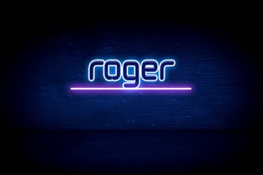 Anlaşıldı - mavi neon duyuru tabelası