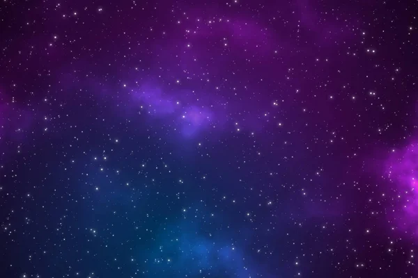 Raum Galaxie Himmel Mit Sternenfeld Der Nacht Illustration Hintergrunddesign — Stockfoto