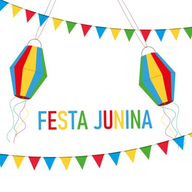 Junina Brezilya Festivali, balon resimli.
