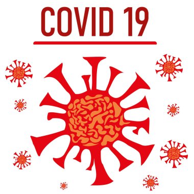Covid 19 Virüs Çizim Tasarımı