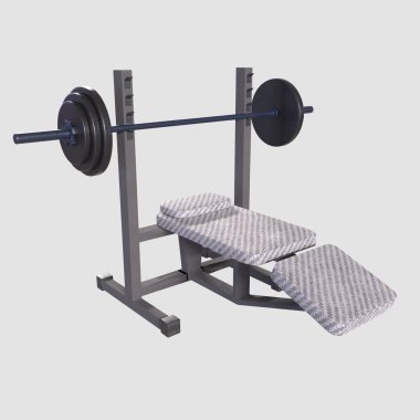 Bench Press 'in 3d Hazırlaması